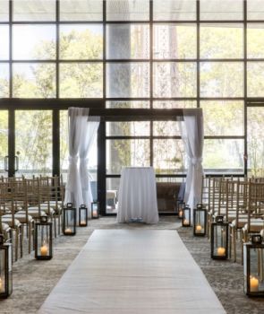 Wedding Ceremony Venue at the Ravel Hotel in Long Island City, NYC.